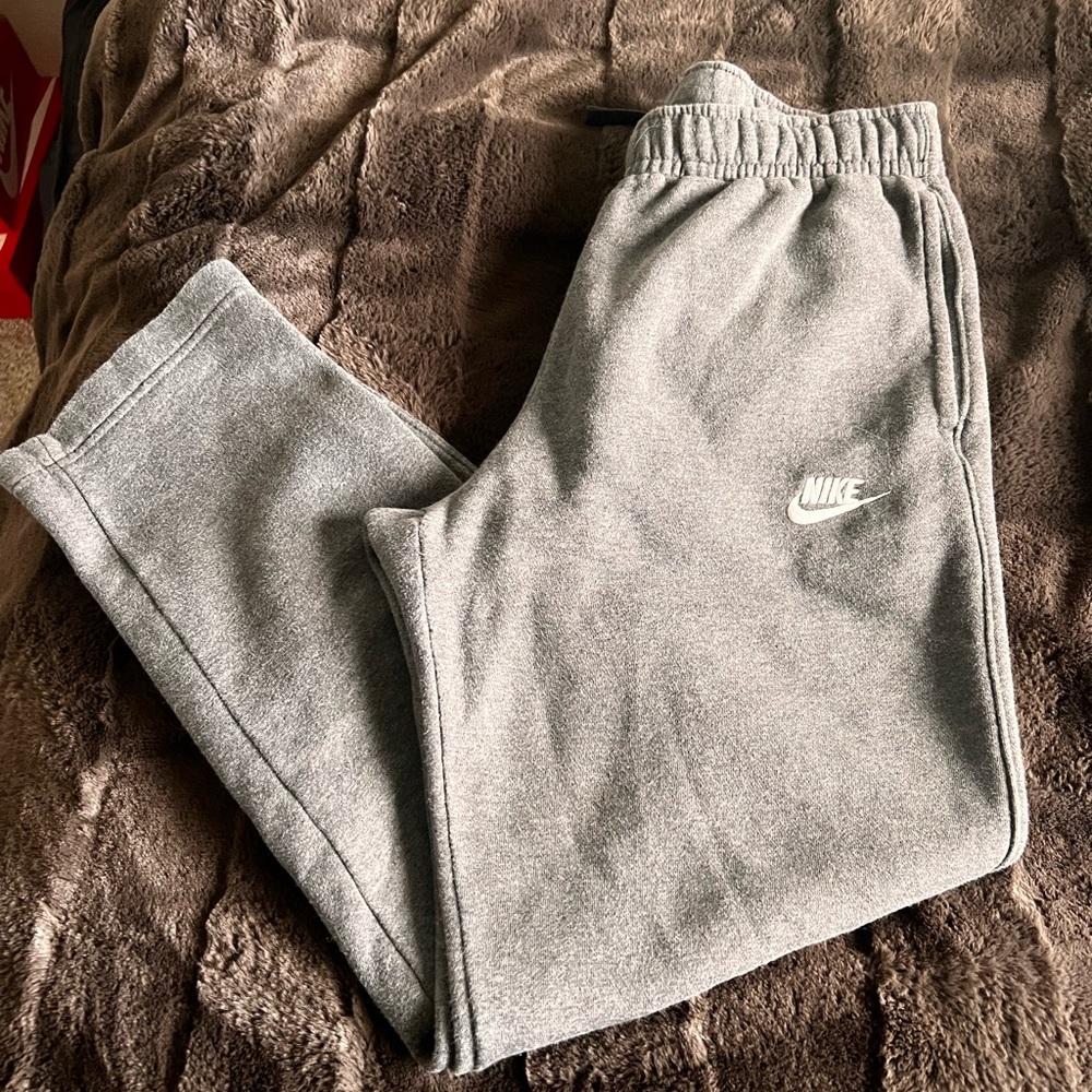 Dark Grey Nike Straight Sweatspants